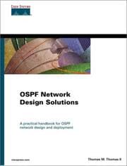 Tapa de OSPF network design solutions