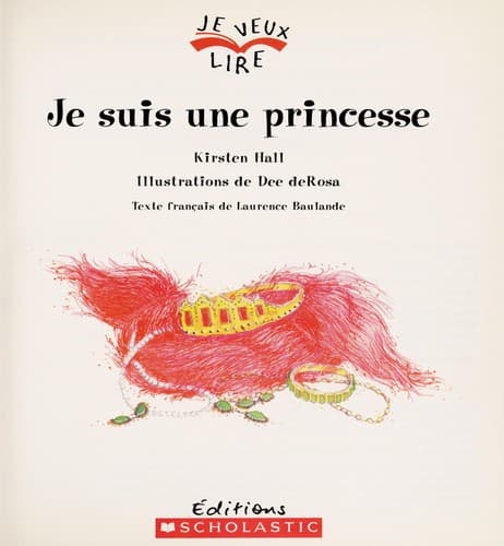 Tapa de Je suis une princesse