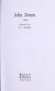 Tapa de John Donne