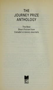 Tapa de The Journey Prize Anthology 3