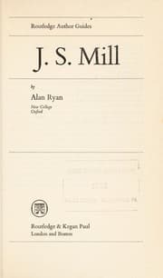 Tapa de J. S. Mill