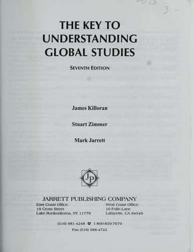 Tapa de The key to understanding global studies