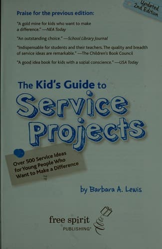 Tapa de The kid's guide to service projects