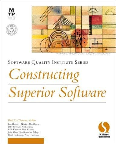 Tapa de Constructing superior software