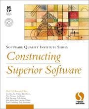 Tapa de Constructing superior software