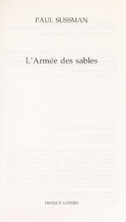Tapa de L'armee des sables