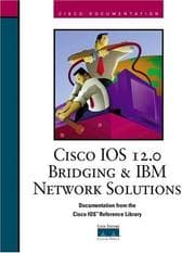 Tapa de Cisco IOS 12.0 bridging and IBM network solutions