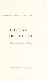 Tapa de The Law of the sea; offshore boundaries and zones
