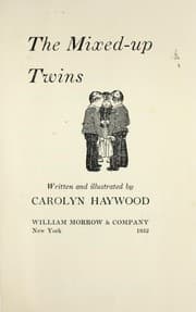 Tapa de The mixed-up twins