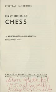 Tapa de First book of chess