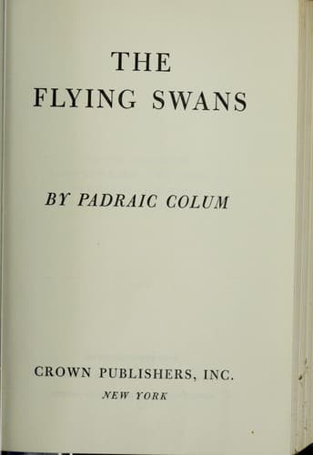 Tapa de The flying swans