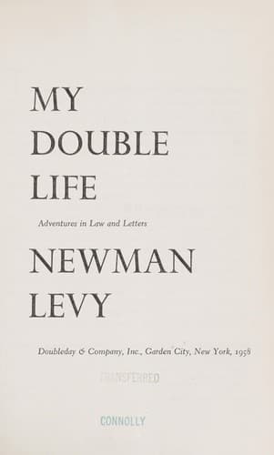 Tapa de My Double Life