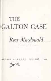 Tapa de The Galton case
