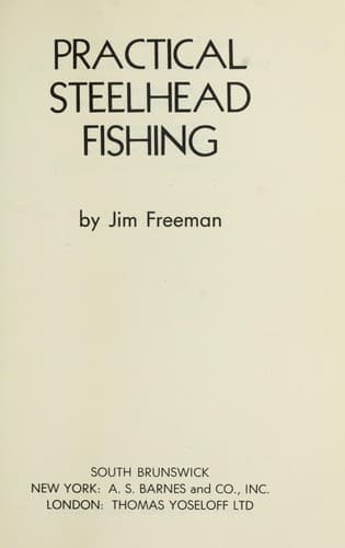 Tapa de Practical steelhead fishing