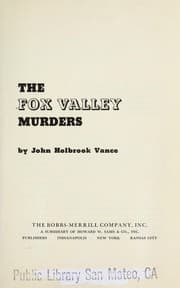 Tapa de The Fox Valley murders