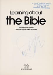Tapa de Learning about the Bible