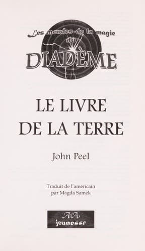 Tapa de Le livre de la Terre