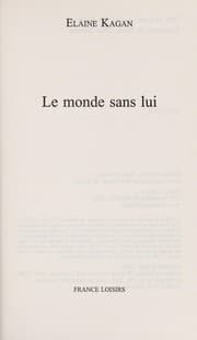 Tapa de Le Monde Sans Lui
