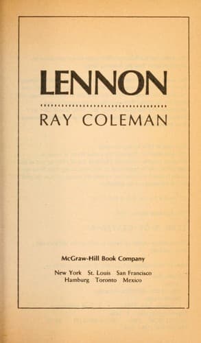 Tapa de Lennon