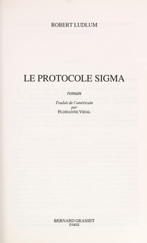 Tapa de Le protocole Sigma