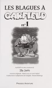 Tapa de Les blagues a Garfield