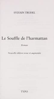 Tapa de Le souffle de l'harmattan