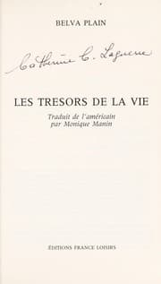 Tapa de Les tresors de la vie