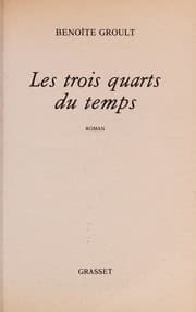 Tapa de Les trois quarts du temps