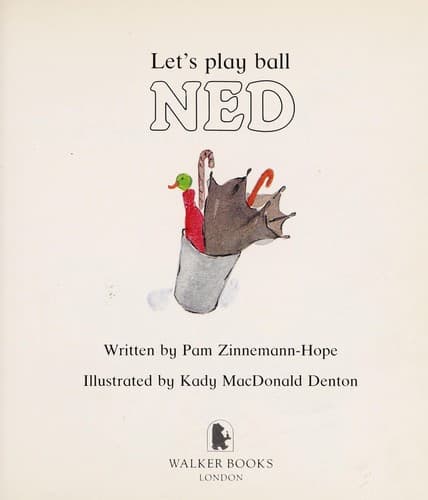 Tapa de Let's play ball Ned