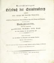 Tapa de Vollständiges Lehrbuch der Steindruckerey