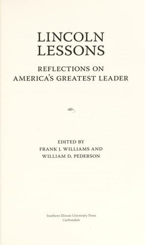 Tapa de Lincoln lessons