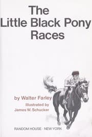 Tapa de The little black pony races