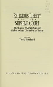 Tapa de Religious liberty in the Supreme Court