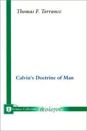 Tapa de Calvin¹s Doctrine of Man