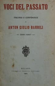 Tapa de Voci del passato