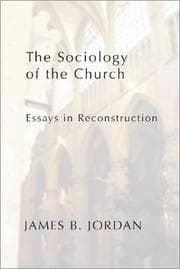 Tapa de The sociology of the church