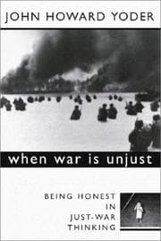 Tapa de When war is unjust