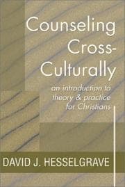 Tapa de Counseling cross-culturally
