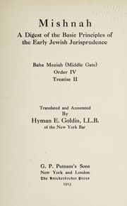 Tapa de Mishnah