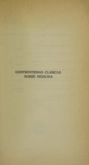 Tapa de Controversias clásicas sobre medicina, siglo XVIII