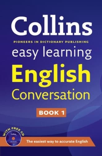 Tapa de Collins easy learning Englishlish conversation.