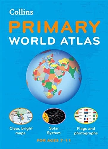 Tapa de Collins Primary World Atlas