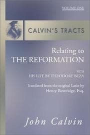 Tapa de Tracts and Treatises of John Calvin, 3 Volumes