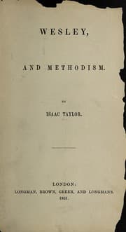 Tapa de Wesley, and Methodism