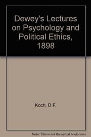 Tapa de Lectures on psychological and political ethics, 1898