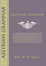 Tapa de Assyrian Grammar