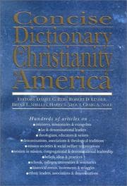 Tapa de Concise Dictionary of Christianity in America