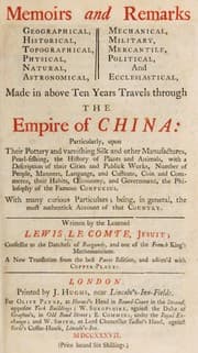 Tapa de Memoirs and remarks geographical, historical, topographical, physical, natural, astronomical, mechanical, military, mercantile, political, and ecclesiastical, made in above ten years travels through the Empire of China ...