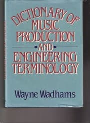 Tapa de Dictionary of music production and engineering terminology