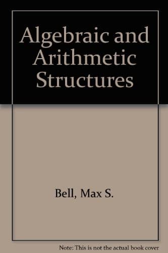Tapa de Algebraic and arithmetic structures